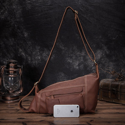 Retro Cowhide Shoulder Bag