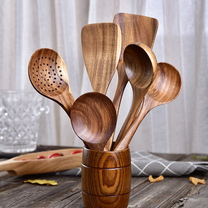 Seven-Piece Cooking Spatulas