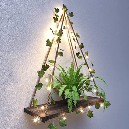 Artificial LED Hanging Plant