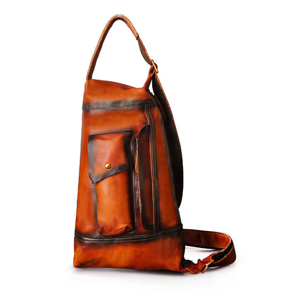 Retro Cowhide Shoulder Bag