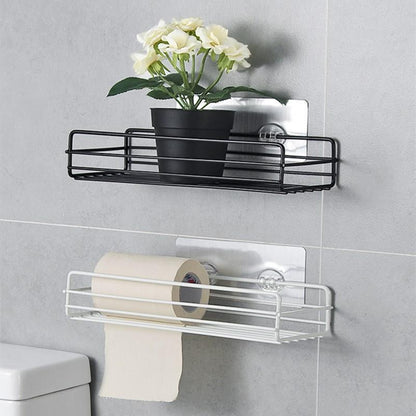 Punch-Free Triangle Bathroom Rack