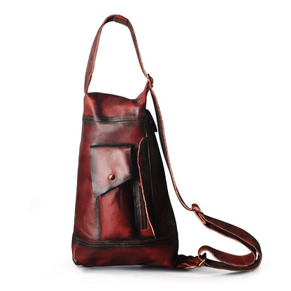 Retro Cowhide Shoulder Bag