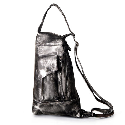 Retro Cowhide Shoulder Bag